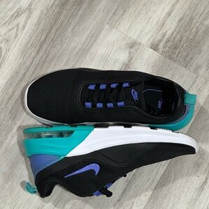 Nike Black and Teal Sneakers